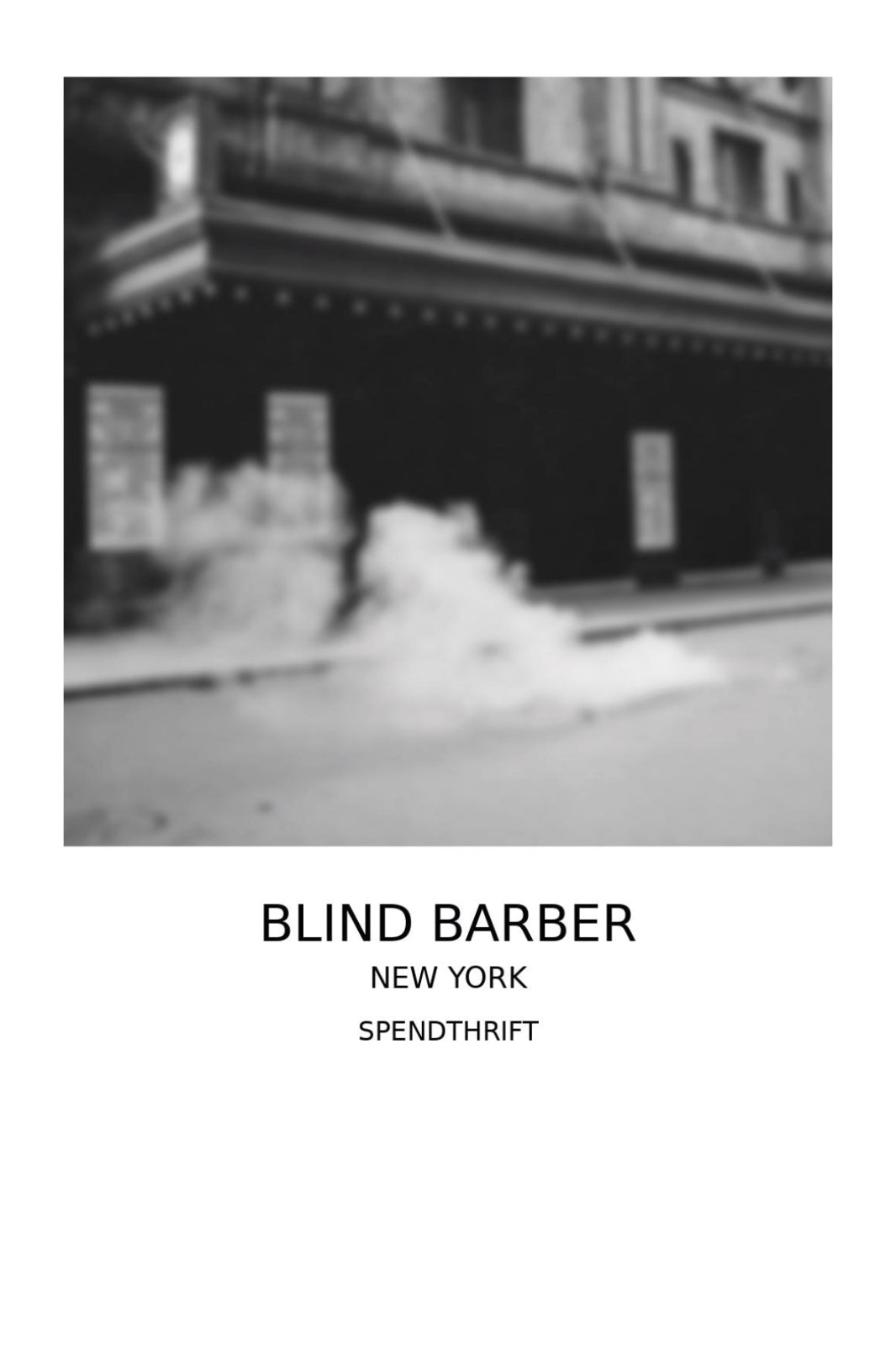BLIND BARBER-New York